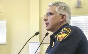 Fayetteville Fire Chief Alan Jones in 2017 photo.