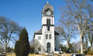 The historic Fayette County Courthouse. No longer used as a courthouse, the building now houses the Fayette County Development Authority. File photo.