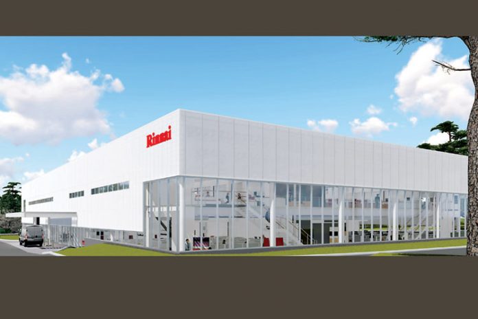 External view of Rinnai's planned headquarters building in Peachtree City. Graphic/Submitted.