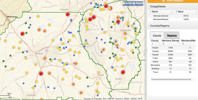 Thousands Still Without Power In Fayette Coweta The Citizen