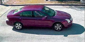 Fayetteville police said this vehicle (above) is of interest in a Jan. 31 incident at the Fayette County Library in Fayetteville. Photo/Fayetteville Police Department.