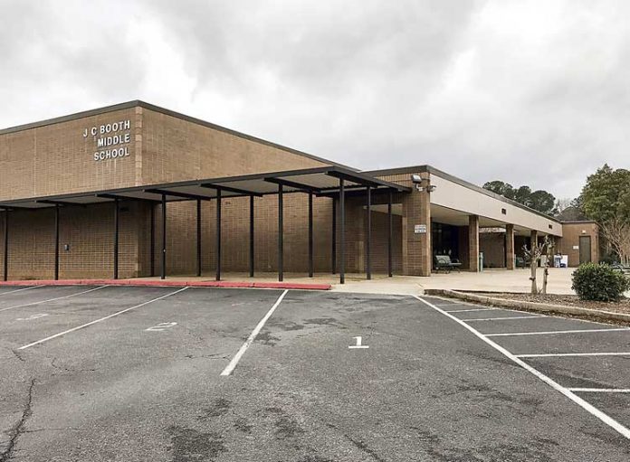 J.C. Booth Middle School in Peachtree City, off South Peachtree Parkway. Photo/Ben Nelms.