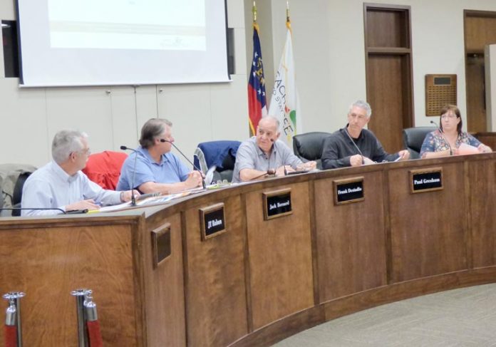 The Peachtree City Planning Commission. Photo/Ben Nelms.