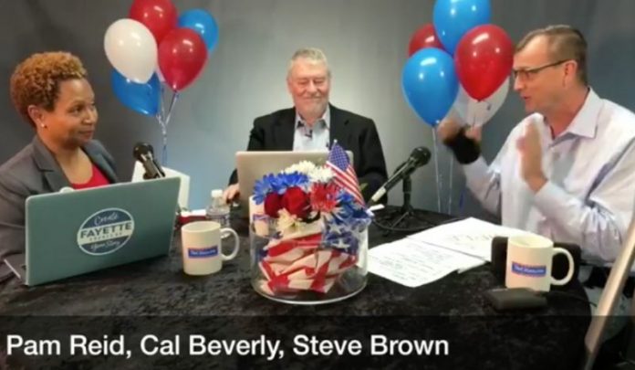 Screen grab of The Citizen Facebook Live telecast of election coverage May 22.