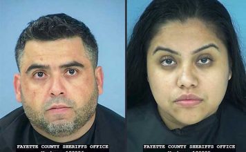 Efrain Gonzalez-Salgado (L) and Estela Gonzalez. Photos/ Fayette County Jail.