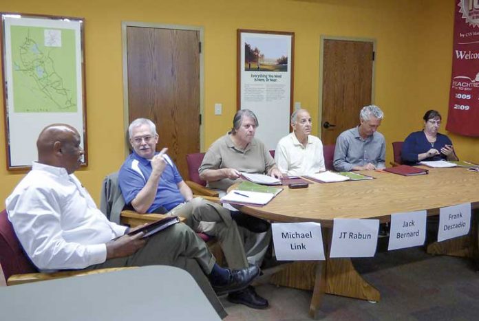 Members of the Peachtree City Planning Commission. Photo/Ben Nelms.