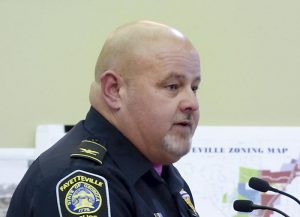 Fayetteville Police Chief Scott Gray. Photo/Ben Nelms.