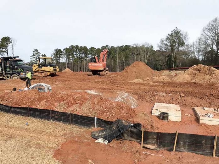 The new Holiday Inn Express in Fayetteville will be located on Ga. Highway 54 just east of Piedmont Fayette Hospital. Photo/Ben Nelms.