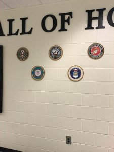 Closeup of Wall of Honor display. Photo/Submitted.