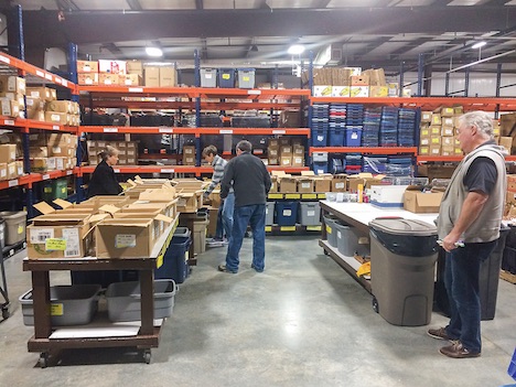 The new building offers a more spacious food pantry, bread pantry, clothing closet as well as a warehouse in which to serve people in our community who are struggling financially. Photo/Submitted.