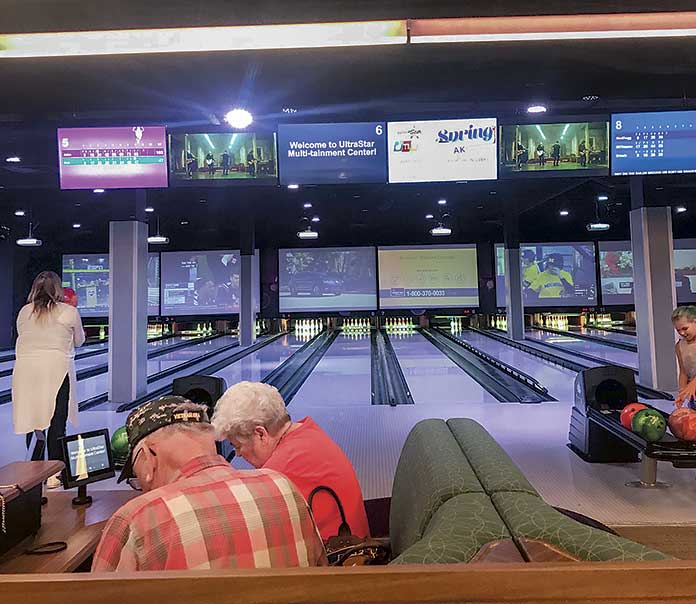 Jim Royal took this photo of a typical bowling center of the type he has in mind.