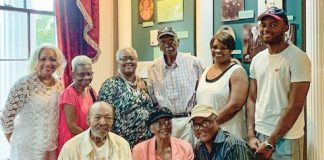 Pictured, front row, from left, are Tea Dorsey, Rosetta Dorsey, and Thomas Dorsey. On the back row, from left, are Phenola Culbreth, Anette Wise, Carol Dorsey, Paul Dorsey Jr., Lajune Dorsey, and Marcus Dorsey. Photo/Submitted.