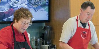 My Chef Nancy leads cooking demonstrations throughout the year at the Thomas F. Chapman Family Cancer Wellness Center at Piedmont Fayette. Photo/Submitted.