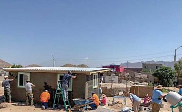 A group of 26 people representing Rolling Hills Baptist Church traveled to Juárez, Mexico, in June to build a needed home for a grandmother and her family. Photo/Submitted.