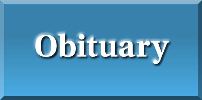 obituary header blue