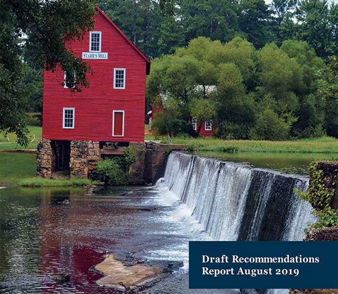 Plan cover shows Fayette's much-photographed Starr's Mill off Ga. Highway 85 South. Photo/Submitted.