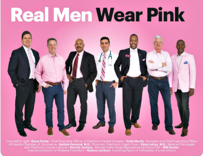 Men Wear Pink, Men Fighting Against Breast Cancer