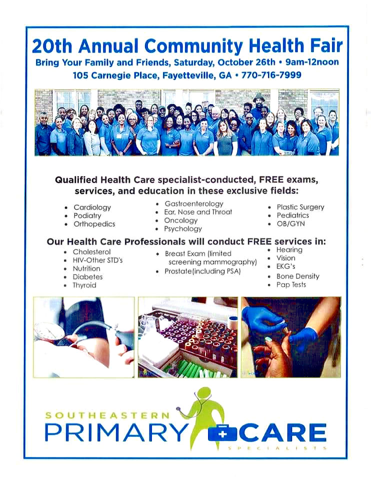 Southeast Primary Care Specialists hosts 20th annual Health Fair - The ...