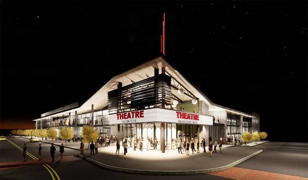 Spotlight Theatres luxury cinema is expected to open at Pinewood Forest in early 2021. Rendering/Submitted.