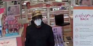 Seen — or smelled — this guy around Peachtree City? If so, give the Peachtree City cops a call. He stole more than $900 in fragrances from ULTA Beauty on Ga. Highway 54 West. Photo/Peachtree City Police Department.