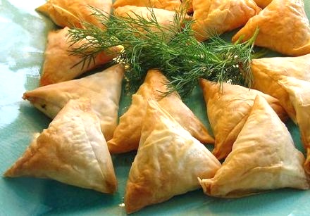 <b>Tiropita (cheese triangles)</b>