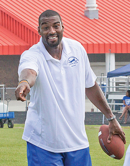 Calvin Johnson 81 Sandy Creek High School Football Jersey — BORIZ