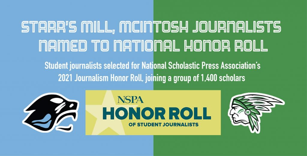 Starr's Mill, McIntosh student journalists named to national honor roll - Vimarsana News