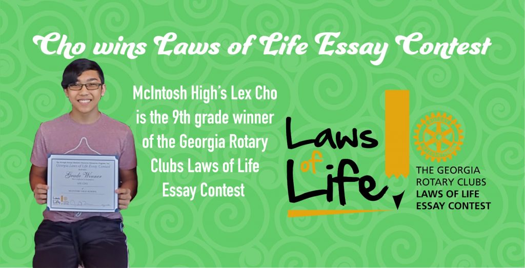 laws of life essay winners 2019