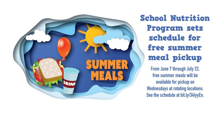 School nutrition program sets free summer meal schedule - The Citizen