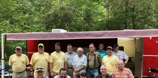 Members of the Fayette County Amateur Radio Club assemble for Field Day. Photo/Joe Domaleski (KI4ASK).
