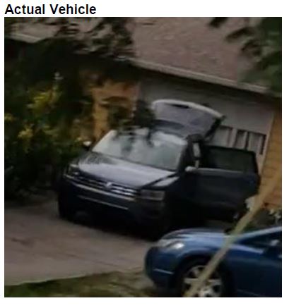 Fayetteville Police distributed this recent photo of vehicle that James Appel is believed to be driving.