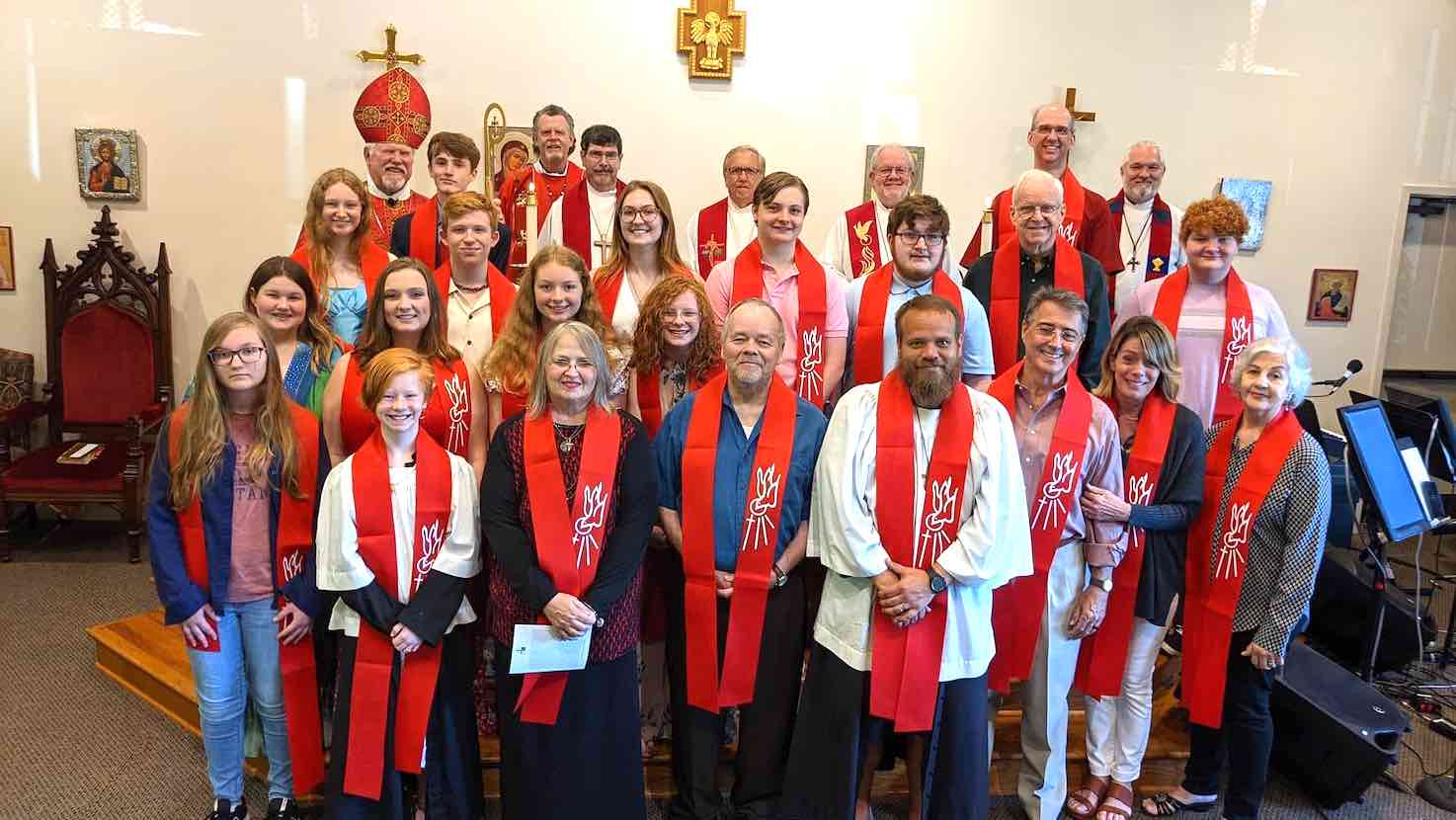 A recent confirmation class at Christ the King Cathedral. Photo/submitted.