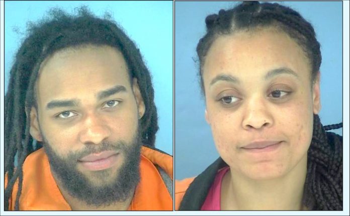 Davonte A. Barlowe (L) and Shalisha Mosley. Photos/Fayette County Jail.