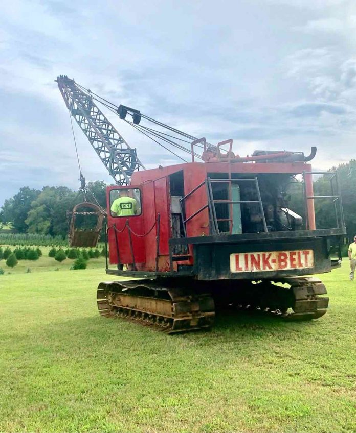 This antique dragline is just one of many pieces of earth-moving equipment on display at Inman Farm Heritage Days. Photo/Submitted.