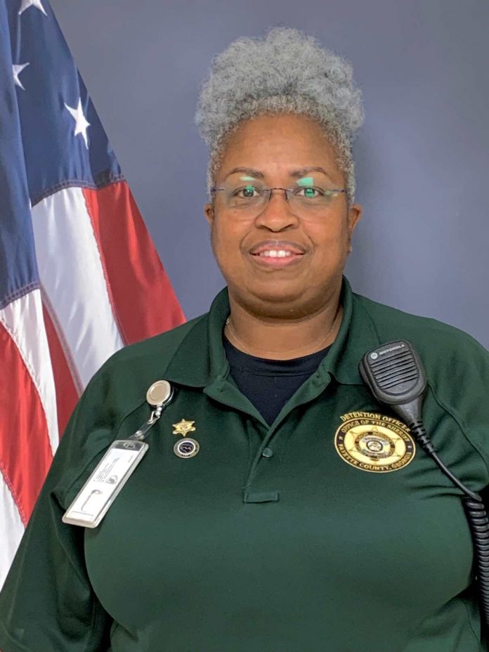 Detention Officer Lisa Johnson of the Fayette County Sheriff's Department.