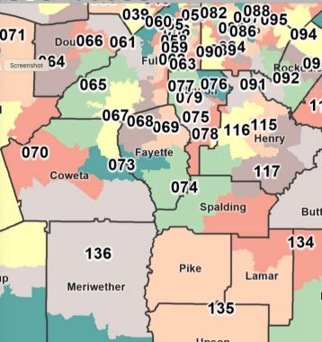 Redrawn district voting map approved by Georgia House - The Citizen