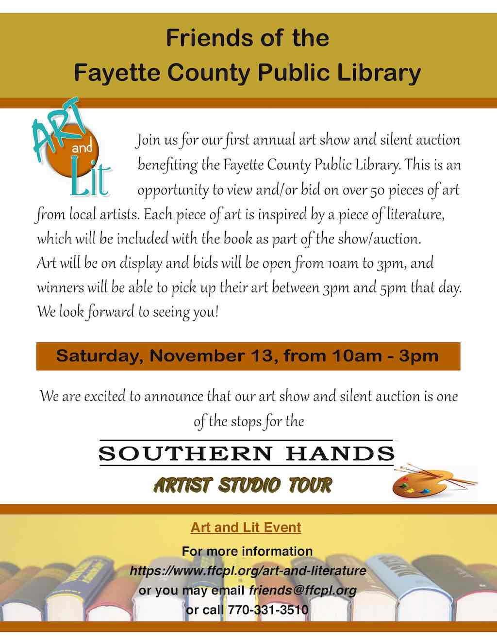 Local art auction Saturday benefits Fayette County Library The Citizen