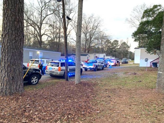 Scene of domestic shooting. Photo/Fayette County Sheriff's Department.