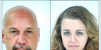 Sean Smith (L) and Mary Cagle. Photos/Fayette County Jail.