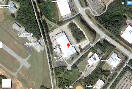 Overhead view of Certainteed plant in Peachtree City.