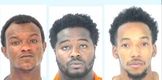 L-R) Marquis Dantzler, Jujuan Reaves and Montarious Daniels. Photos/Fayette County Jail.