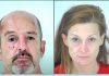 Travis Smelley (L) and Natalie N. Dumitras. Photos/Fayette County Jail.