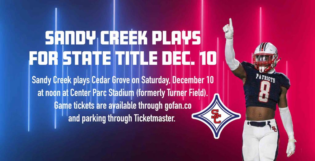 Sandy Creek plays for state title Dec. 10 The Citizen