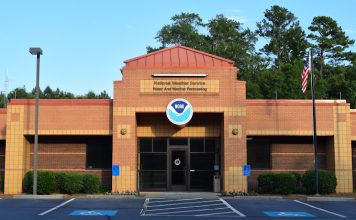 The National Weather Service Forecast Office at Falcon Field in Peachtree City. Photo/Steve Listemaa.