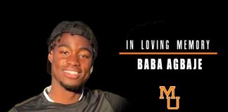 Former McIntosh High School soccer standout Baba Agbaje is remembered in a tribute by Mercer University.