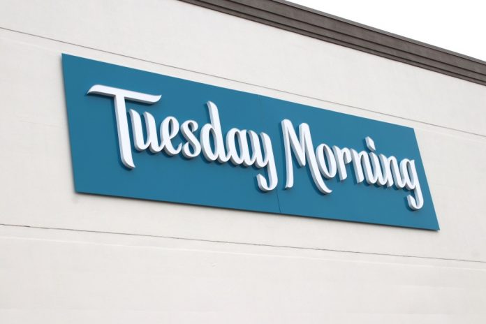 Sign above a Tuesday Morning store in Ohio. Shutterstock photo.