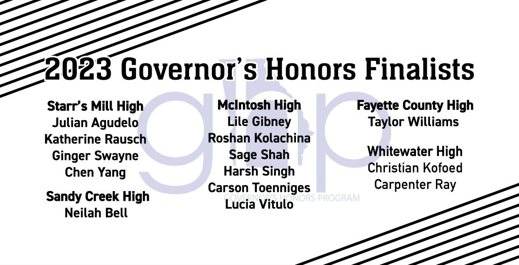 State finalists named for ’23 Governor’s Honors Program The Citizen