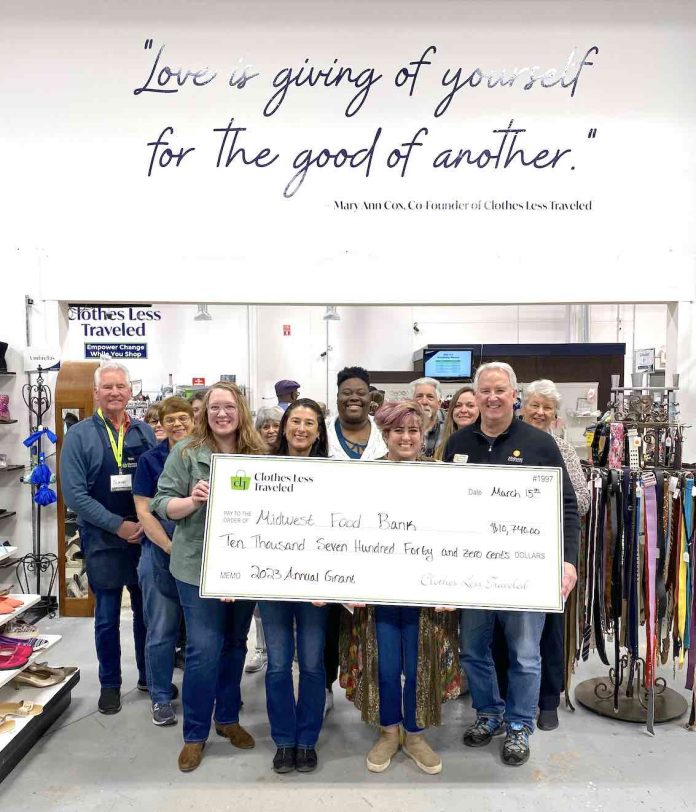 Clothes Less Traveled nonprofit thrift shop gives away 275,000 in