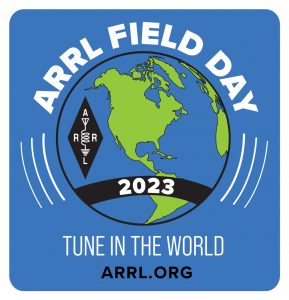 <b>Official 2023 Field Day logo. Photo/ARRL</b>