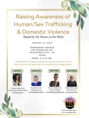 Women at the Well hosts discussion on human and sex trafficking and